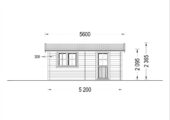 Einzelgarage aus Holz (44 mm), 3.2x5.2m, 16 m² – Bild 8