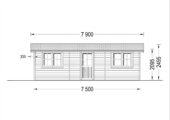 Einzelgarage aus Holz (44 mm), 4x7.5 m, 30 m² – Bild 10