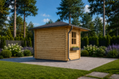 Gartenhaus ALAN (28mm), 3x3m, 9m² – Bild 5
