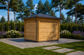 Gartenhaus ALAN (28mm), 3x3m, 9m² – Bild 2