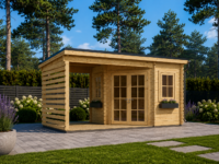 Gartenhaus ALAN PLUS (28mm), 5x3m,  9m² + 6.5m²