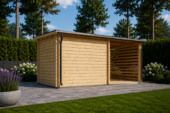 Gartenhaus ALAN PLUS (28mm), 5x3m,  9m² + 6.5m² – Bild 3