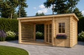 Gartenhaus ALAN PLUS (28mm), 5x3m,  9m² + 6.5m² – Bild 2