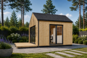 Gartenhaus ANTONIA - isoliert, 5×4 m, 20 m² – Bild 3
