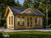 Gartenhaus BRÜSSEL 5.5 x 4 m, 22 m²