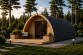 Gartenhaus BRITA 4x10 m, 40 m² 44mm