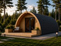 Gartenhaus BRITA 4x10 m, 40 m² 44mm