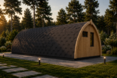 Gartenhaus BRITA 4x8 m, 24 m² 44mm – Bild 3