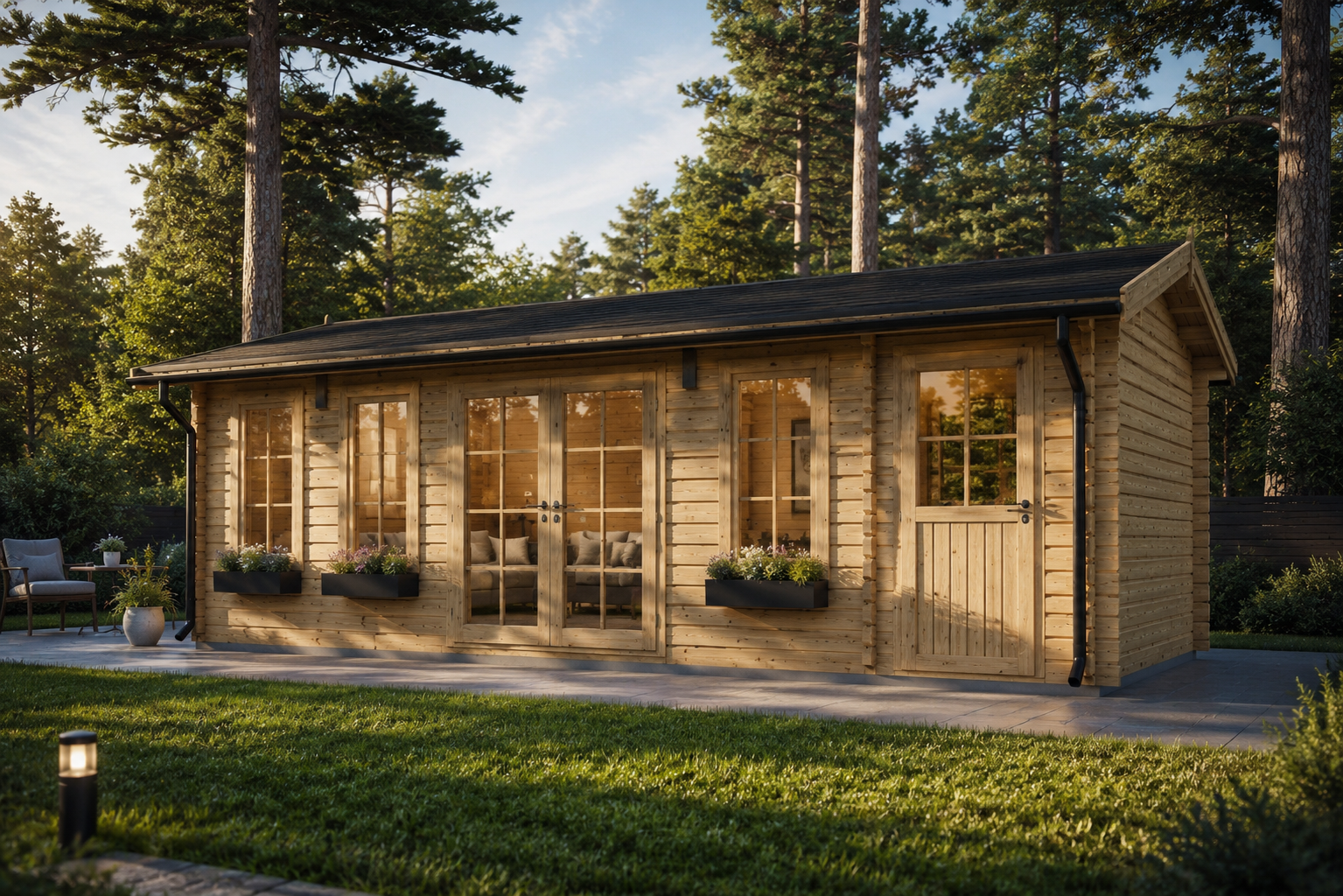 Gartenhaus-Leonie.png Gartenhaus LEONIE 28m² 7x4M – Bild 1
