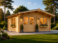Premium Gartenhaus LINZ 5x5m, 25m²