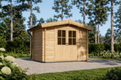 Gartenhaus aus Holz MIMI (28 mm), 3x2 m, 6 m²