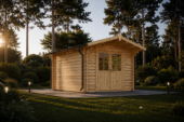 Gartenhaus PETRA (34 mm), 3x4 m