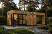 Gartenhaus PREMIUM mit Terrasse 5x3 m, 15 m² + 9 m² Isoliert – Bild 5