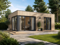 Gartenhaus PREMIUM (34mm + Holzverschalung), 6.5x4.5m, 30m²
