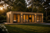Holzhaus TOBI 47 m² Isoliert | Modernes Ferienhaus