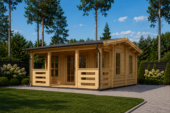 Gartenhaus ROLAND 5x5 m, 25 m² – Bild 3