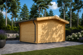 Premium Gartenhaus RUDI (34mm) 4x3m, 12m² – Bild 2