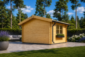 Premium Gartenhaus RUDI (34mm) 4x3m, 12m² – Bild 3