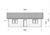 Blockbohlenhaus GRAZ (44+44 mm Isoliert) · 54 m² – Bild 7