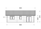 Blockbohlenhaus GRAZ (44+44 mm Isoliert) · 54 m² – Bild 9