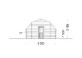 Holzgarage Kansas (44mm), 5x6m, 30m² – Bild 8
