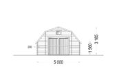 Holzgarage Kansas (44mm), 5x6m, 30m² – Bild 6