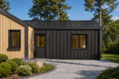 Holzhaus VALENTIN (44mm + Holzverschalung) 80 m² Extra Isoliert – Bild 4