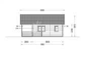 Blockbohlenhaus INNSBRUCK (44+44 mm · Extra Isoliert) · 36 m² + 14 m² Schlafboden – Bild 10