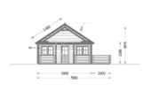 Blockbohlenhaus INNSBRUCK (44+44 mm · Extra Isoliert) · 36 m² + 14 m² Schlafboden – Bild 11