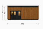Holzhaus KULM 1 (66 mm + Holzverschalung) 48 m² Isoliert – Bild 7
