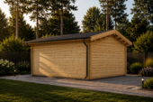 Gartenhaus MARIA (44 + 44 mm) 30 m² Extra Isoliert – Bild 3
