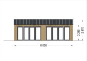 Blockbohlenhaus MARTIN Modern 48 m² Extra Isoliert – Bild 10