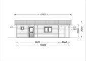 Blockbohlenhaus MATREI (44+44 mm Isoliert), 6x10m, 60m² – Bild 9