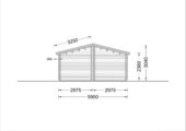 Blockbohlenhaus MATREI (44+44 mm Isoliert), 6x10m, 60m² – Bild 10