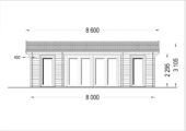 Blockbohlenhaus FELDKIRCH (Isoliert, 44+44 mm) · 56 m² – Bild 5