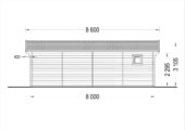 Blockbohlenhaus FELDKIRCH (Extra Isoliert, 44+44 mm) · 56 m² – Bild 7