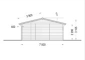 Blockbohlenhaus FELDKIRCH (Extra Isoliert, 44+44 mm) · 56 m² – Bild 8