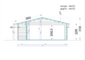 Blockbohlenhaus FELDKIRCH (Extra Isoliert, 44+44 mm) · 56 m² – Bild 9