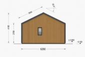 Holzhaus NIKI (Isoliert, 66 mm + Holzverschalung), 66 m² – Bild 7