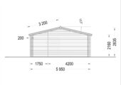 Gartenhaus Nele, 6x6m, 36m² Isoliert – Bild 5