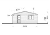 Gartenhaus Nele, 6x6m, 36m² – Bild 3