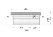 Gartenhaus Nele, 6x6m, 36m² – Bild 6