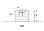 Gartenhaus OSKAR, 6x3 m, 18 m² – Bild 9