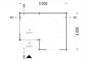 Gartenhaus OTTO 5x4 m, 20 m² – Bild 6