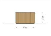 PREMIUM Gartenhaus (Isoliert, SIPS), 10.5x4.5 m, 40 m² – Bild 11