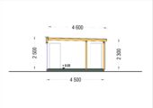 PREMIUM Gartenhaus (Isoliert, SIPS), 10.5x4.5 m, 40 m² – Bild 6