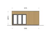 Gartenhaus PREMIUM 5x3 m, 15 m² – Bild 10
