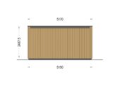 Gartenhaus PREMIUM 5x3 m, 15 m² – Bild 7