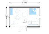 Premium Gartenhaus (34mm + Holzverschalung), 6x4m, 24m² Isoliert – Bild 6