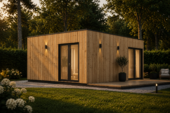 Premium Gartenhaus (Isoliert, SIPS), 6x5 m, 30 m² – Bild 3